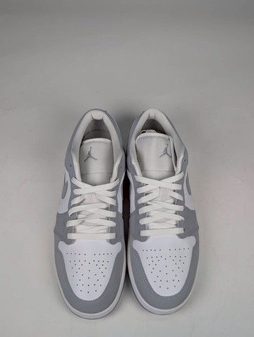 微瑕疵-左右腳中底染色 DC0774-105 W11.5 Nike Air Jordan 1 Low '' Wolf Grey White ''