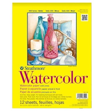 美國 Stathmore 絲蒂摩300系列水彩本 膠裝 2本入 360-111【領券滿額再折千12/31止】