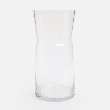 伊登透明玻璃花器30cm 圓柱直筒