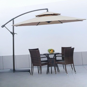 （爆款熱賣）（國際精品）【免運】戶外遮陽傘庭院傘 大太陽傘擺攤露天陽臺別墅傘 室外崗亭香蕉傘羅馬傘