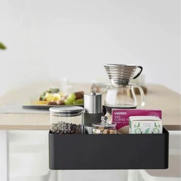 【西格傢飾】桌邊側面收納盒 水杯架 調料架 置物架