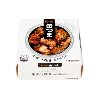 防災 備蓄 おつまみ K＆K 缶つま 牛タン焼きねぎ塩だれ12缶 送料無料