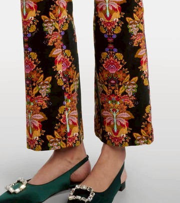 La DoubleJ 24/7 printed cropped cotton flared pants