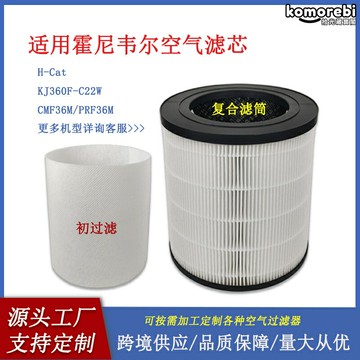 【原廠品質】貓用空氣淨化器濾芯 霍尼韋爾濾芯 淨化器濾網 空氣淨化器配件 高效HEPA濾網 活性炭除臭 CMF36M筒 適配KJ360F-C22W/H-Cat