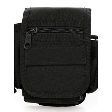 戶外運動工作耐磨手機袋零錢掛包手機腰包男女黑色穿腰帶戰術腰包