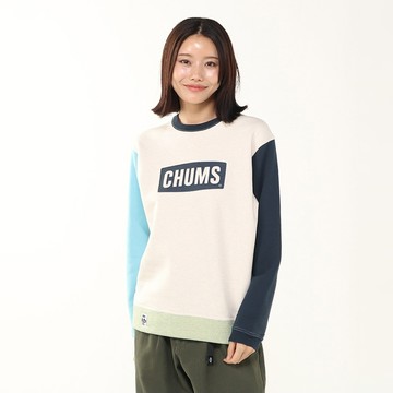 CHUMS CHUMS Logo Crew Top 男 圓領套頭衫 Lt.BlueCrazy CH001516C103