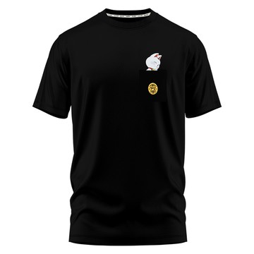 膽大黨 刺繡口袋T-SHIRT(貓)