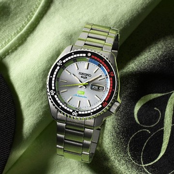 SEIKO 精工 5 Sports HUF聯名機械錶 男錶 手錶-42.5mm_ 4R36-16J0N/SRPL33K1
