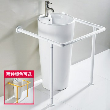 洗手臺盆無障礙落地立柱洗臉面盆殘疾人老人廁所浴室安全輔助扶手