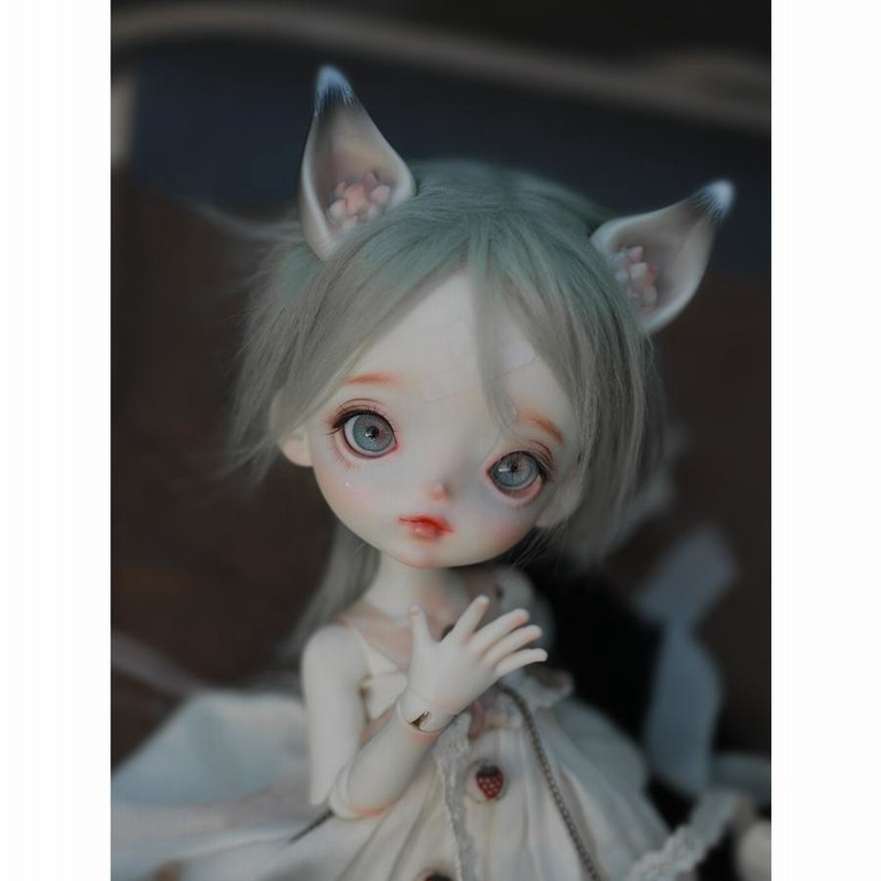 DollZone bjdミルクティーフルセット6点かわいい猫娘裸
