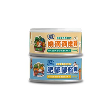 主食 ONE Fresh壹之鮮【萌犬主食罐】嬌滴滴嫩雞/肥嘟嘟鮪魚85g×24罐