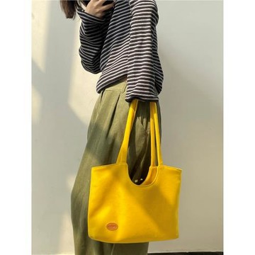 星期五傍晚|春季新品梔子黃土橘色羊毛昵亮色小眾原創設計羊毛包