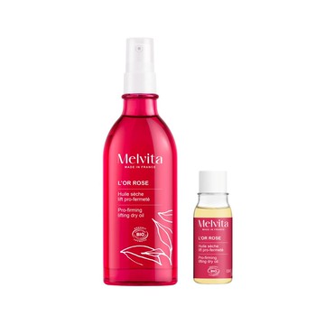 Melvita 粉紅胡椒美體油組