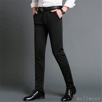 スラックスメンズビジネススラックス秋冬新作スリムビジネスパンツノータックメンズズボンウォッシャブルスーツパンツ美脚細身紳士ズボン 通販 Lineポイント最大get Lineショッピング