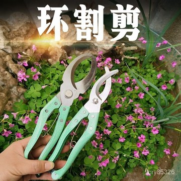 🔥免運🔥臺灣24H📣園林工具剝皮器修枝剪環切枝剪刀綠化扒皮刀環割刀環割剪強力進口