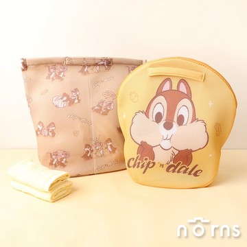 【Norns】迪士尼奇奇蒂蒂手提洗衣袋- Norns Original Design Chip&Dale分隔式洗衣袋大容量洗衣網 (每款式最少需購買2件)