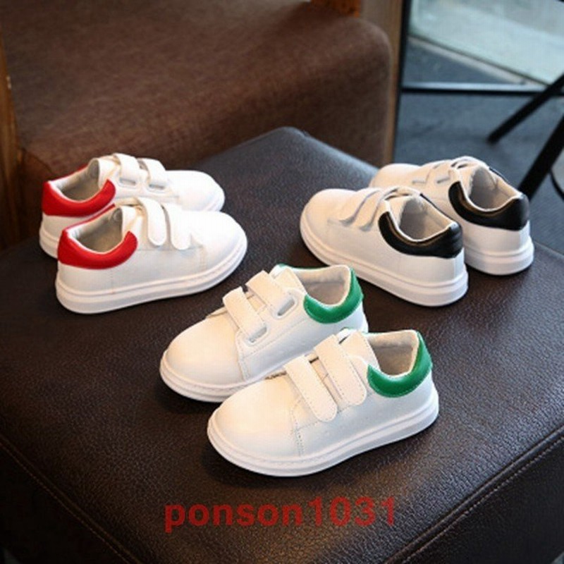 スニーカーキッズフェイクレザーベルクロマジックテープ子供靴安い男の子女の子通学通園保育園幼稚園運動会遠足 通販 Lineポイント最大0 5 Get Lineショッピング