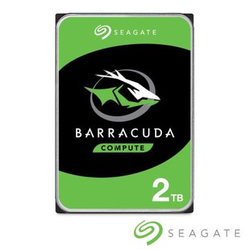 SEAGATE 希捷 BarraCuda 新梭魚 2TB 3.5吋 7200轉 256M SATA3介面 桌上型 內接硬碟(ST2000DM008)
