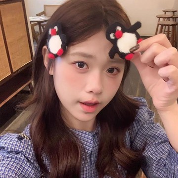 臺灣出貨 超可愛小企鵝髮夾軟綿綿少女心髮卡劉海夾碎髮夾子卡通髮飾頭飾品 企鵝 髮夾 髮飾 可愛髮夾 pingu