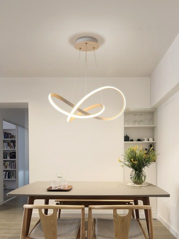 【優選百貨】餐廳吊燈現代簡約創意個性藝術led餐廳燈客廳燈主臥室燈北歐燈具