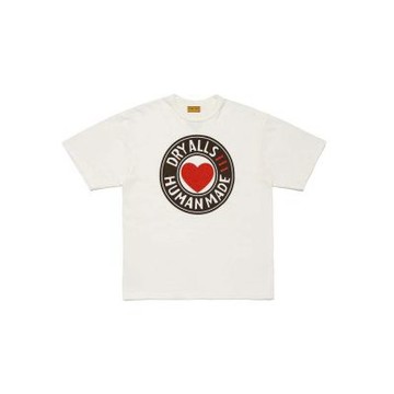 HUMAN MADE GRAPHIC TEE WHITE 白色 圈圈字體愛心 短袖 HUMAN-240 [台灣現貨]