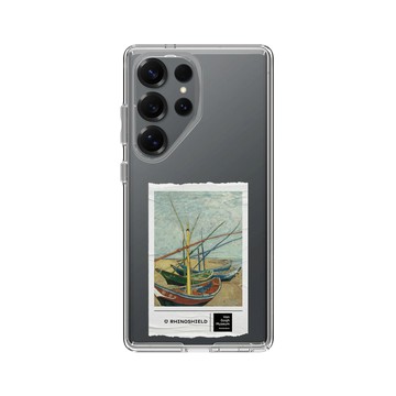 Galaxy S25 Ultra Clear 透明 - Van Gogh Museum - 聖馬迪拉莫海邊的漁船