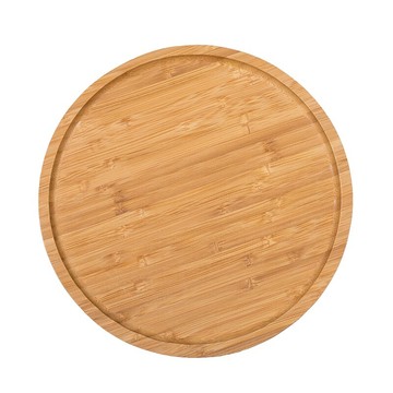 圓形托盤酒店商用竹茶盤墊茶托家用放茶壺茶杯子茶臺茶海