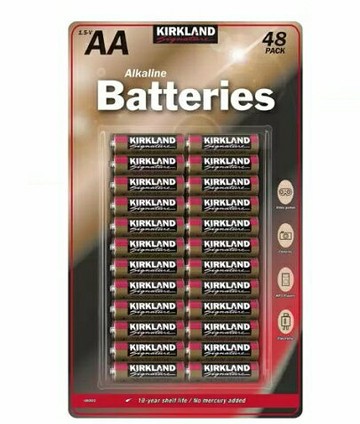 [COSCO代購6] KIRKLAND AA 3 號鹼性電池 48入_C50666