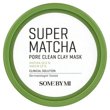 SOME BY MI, 超級抹茶淨化毛孔粘土美容面膜，3.52 盎司（100 克）