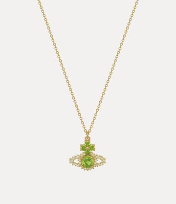 Vivienne Westwood Valentina Orb Pendant Necklace Gold-peridot-lime-green-cz Gold-peridot-lime-green-cz Women