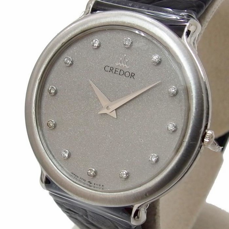 SEIKO/セイコー クレドール 7770-6100 腕時計 Pt900プラチナ