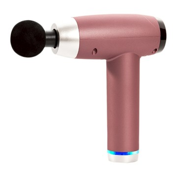 旗艦款52檔數顯按摩槍 配備10件按摩頭 USB充電 輕量化設計  K6  玫瑰金