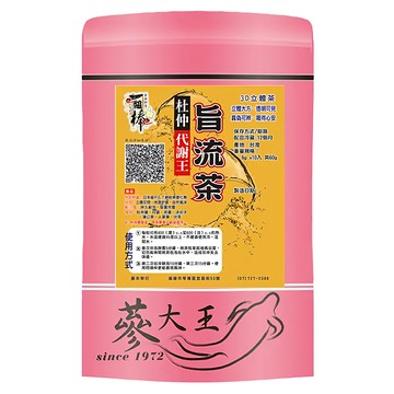 蔘大王 代謝王杜仲旨流茶包 (6g x 10包)  1組