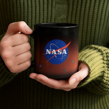 科學馬克杯系列/NASA太陽系感溫變色杯