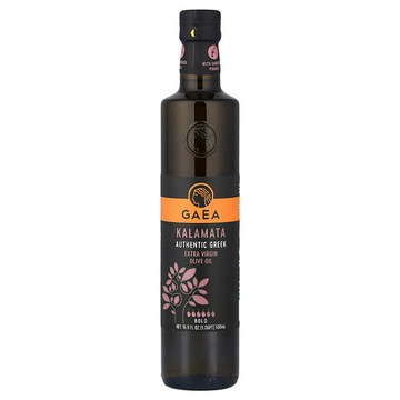 Gaea, Kalamata 高級初榨橄欖油，濃郁，16.9 液量盎司（500 毫升）