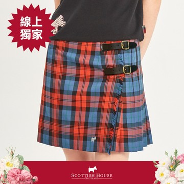 【SCOTTISH HOUSE】桔藍格經典蘇格蘭格紋裙 (CGT12134)
