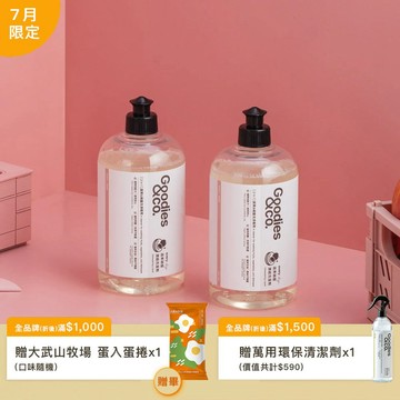 蔬果碗盤濃縮洗碗精（附壓頭）【 2入 】 蔬果碗盤濃縮洗碗精（附壓頭）［2入］