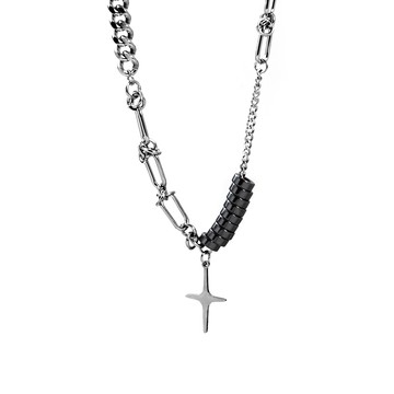 [鋼飾/天然石] 星軌項鍊 / Star Trail Necklace