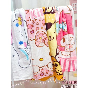 玉桂狗卡通兒童浴巾吸水純棉沙灘大毛巾裹巾2025新款全棉女孩線圈