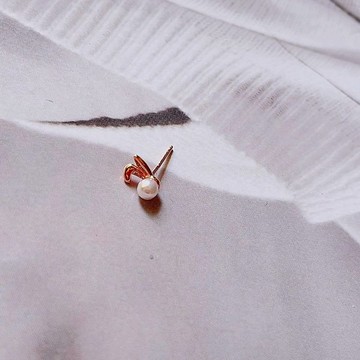 現貨專區｜俏皮小兔銀針耳環-甜心粉(BPES17-P)｜送禮精選店家★Reyna jewelry 女王飾品