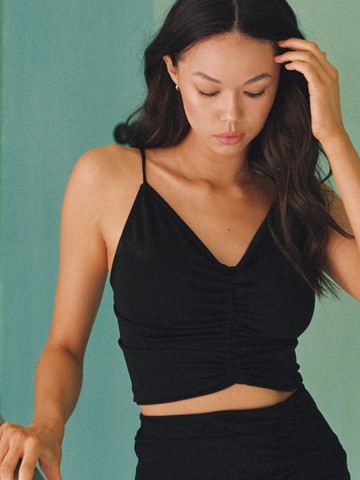 Draping Top_Black