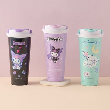 三麗鷗 第二代陶瓷不鏽鋼吸管杯750ml 三款可選 P720