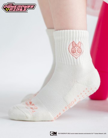 【飛天小女警】耍Q止滑襪(童)- 花花