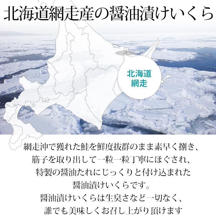 いくら 北海道網走産 厳選醤油漬けいくら 約500g 1パック