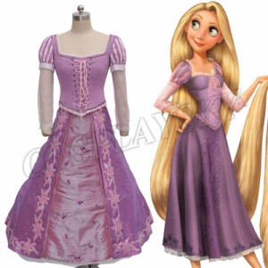 高品質 高級コスプレ衣装 ディズニー 塔の上のラプンツェル 風 プリンセス ラプンツェル タイプ ドレス Rapunzel Princess Costume Dress 通販 Lineポイント最大1 0 Get Lineショッピング