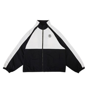 CONVERSE CRINKLED NYLON JACKET BLACK 休閒外套 男 黑色 MCH697-023