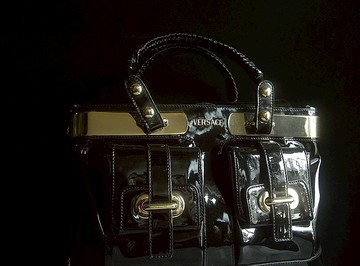 【老時光 OLD-TIME】早期二手老包義大利製GIANNI VERSACE手提包