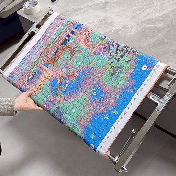 【台灣公司 可打統編】 QY不銹鋼棘輪繡架扳手十字繡加寬架子繃布特別緊80-1.3米 y7151