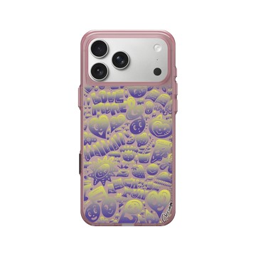 iPhone 17 Pro Max Clear (相機按鈕) 晶醺玫 - Chocomoo - Chocomoo WORLD: WATER GRAPE