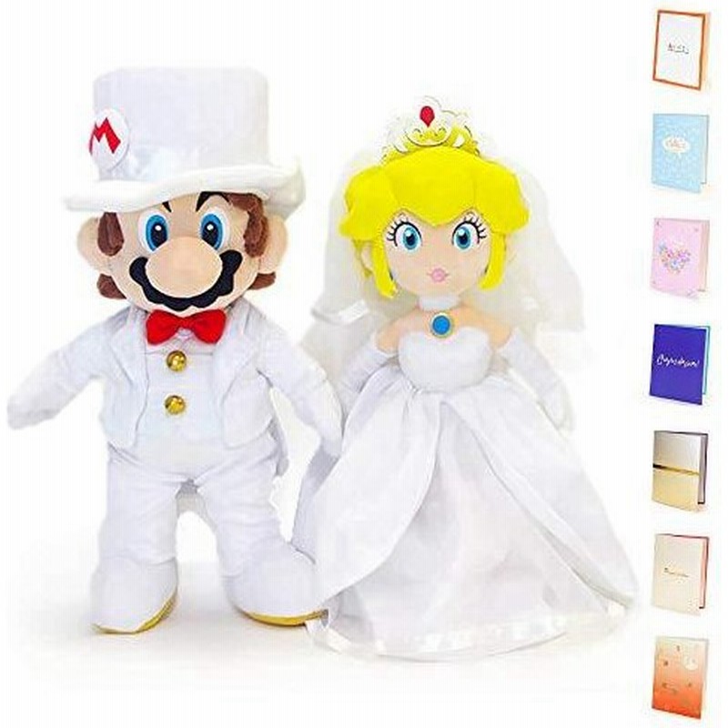 電報屋のエクスメール 祝電 結婚式 ぬいぐるみ 電報 マリオ ピーチ ウェディングスタイル と 紙素材カー 通販 Lineポイント最大0 5 Get Lineショッピング